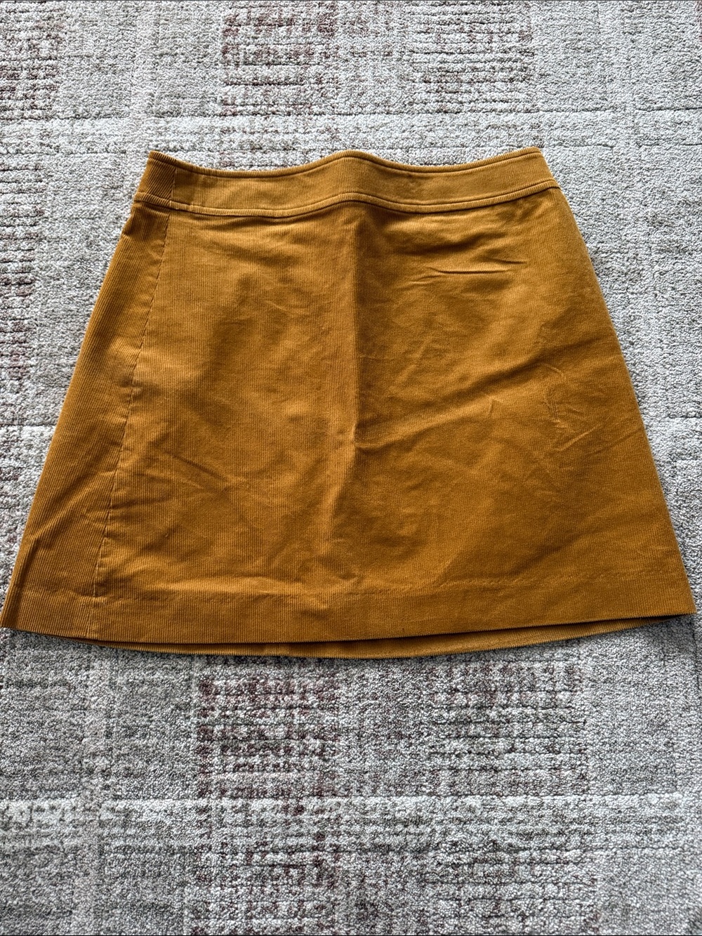 JCrew Women’s Corduroy Mustard A-Line Skirt